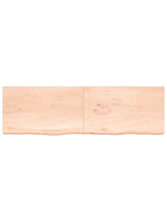 Koupelnová deska 200x60x(2-4) cm neošetřené masivní dřevo