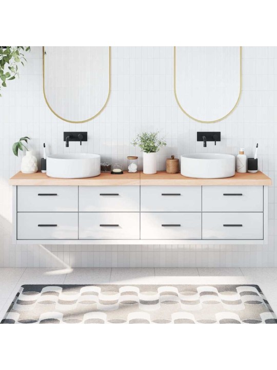 Koupelnová deska 200x60x(2-6) cm neošetřené masivní dřevo