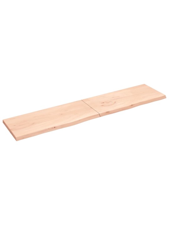 Koupelnová deska 220x50x(2-4) cm neošetřené masivní dřevo