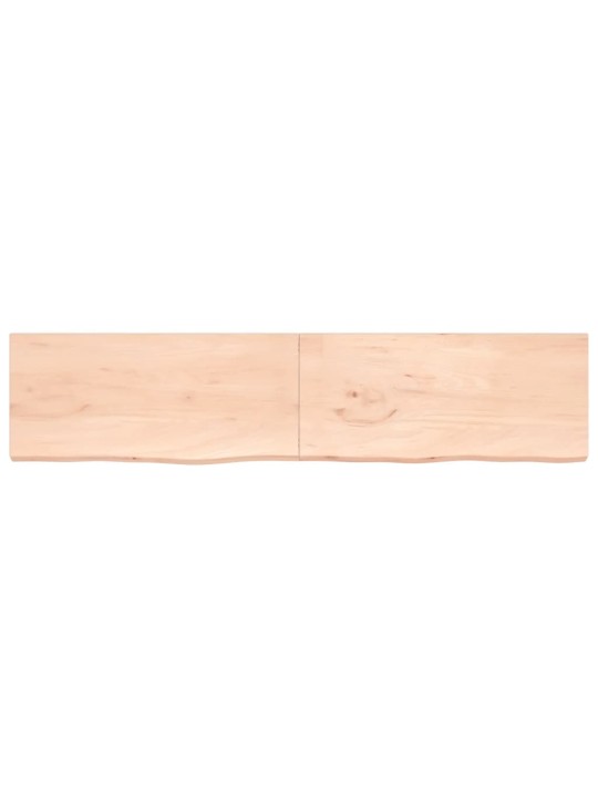 Koupelnová deska 220x50x(2-4) cm neošetřené masivní dřevo
