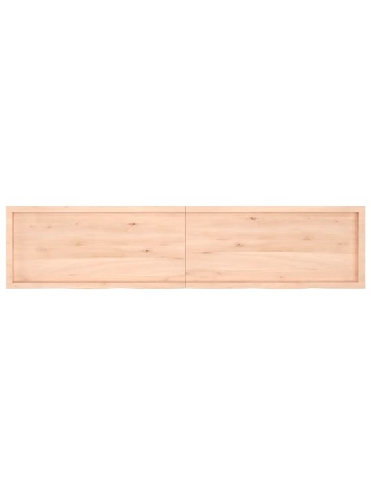 Koupelnová deska 220x50x(2-4) cm neošetřené masivní dřevo