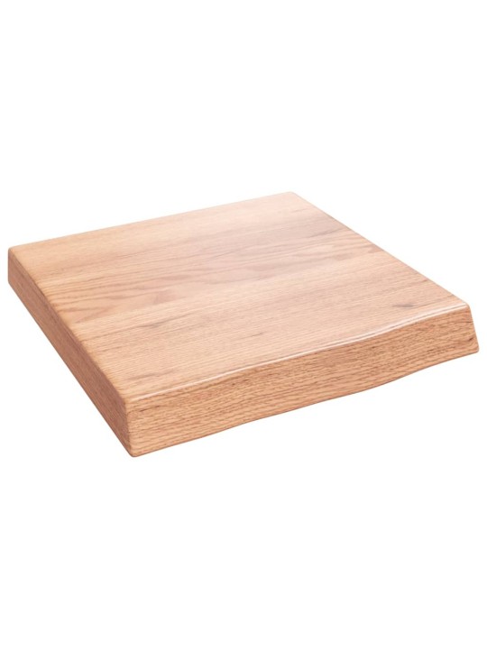 Koupelnová deska hnědá 40x40x(2-6) cm ošetřený masivní dřevo