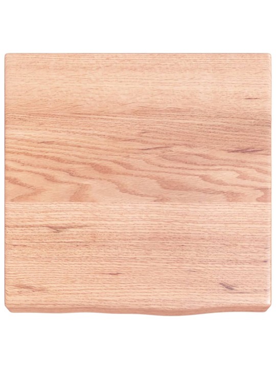 Koupelnová deska hnědá 40x40x(2-6) cm ošetřený masivní dřevo