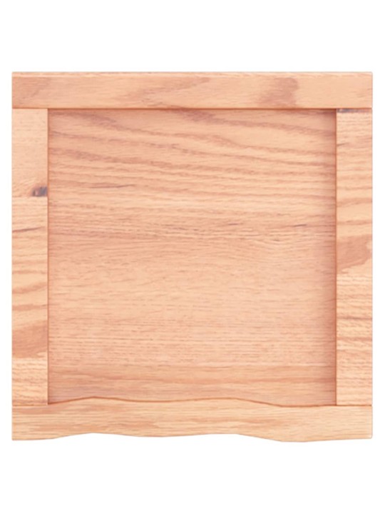 Koupelnová deska hnědá 40x40x(2-6) cm ošetřený masivní dřevo