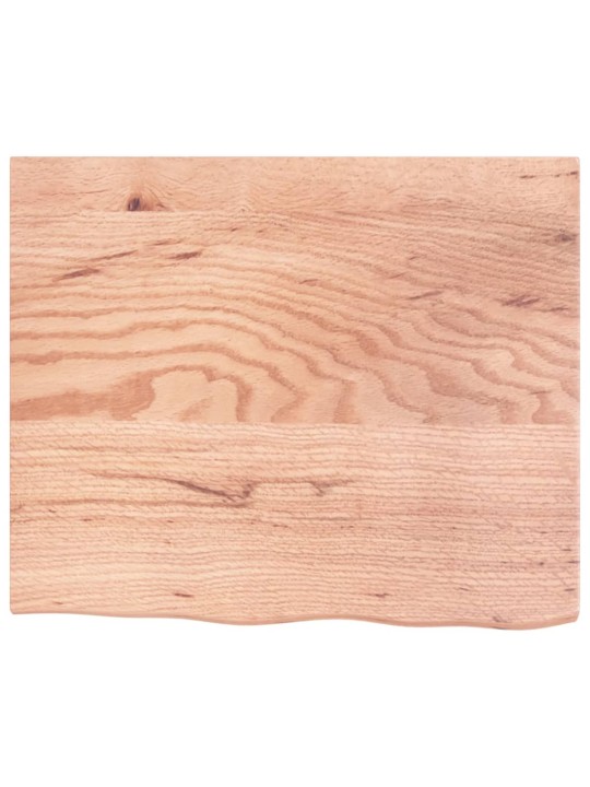 Koupelnová deska světle hnědá 60 x 50 x 2 cm ošetřený masiv
