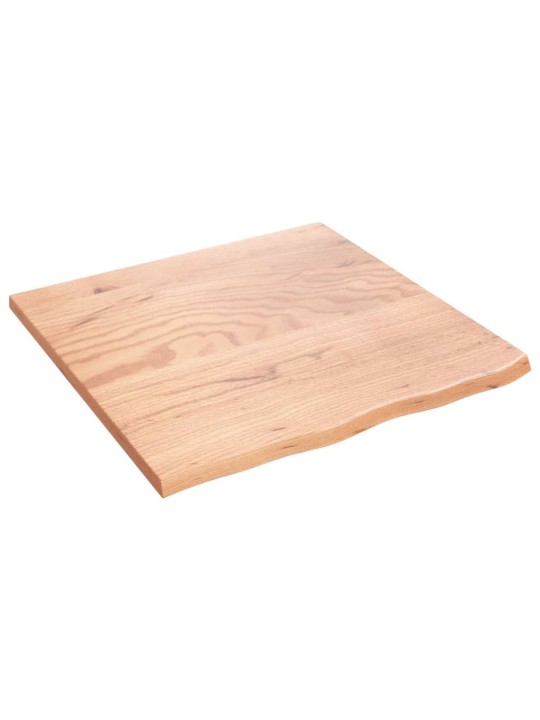 Koupelnová deska světle hnědá 60 x 60 x 2 cm ošetřený masiv