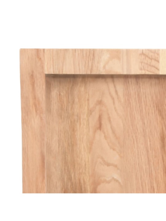 Koupelnová deska hnědá 80x30x(2-4) cm ošetřený masivní dřevo