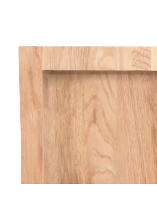 Koupelnová deska hnědá 80x50x(2-6) cm ošetřený masivní dřevo