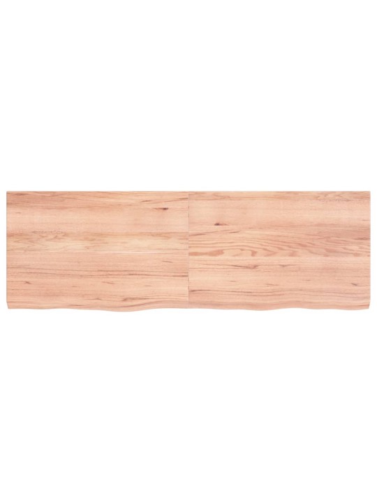 Koupelnová deska hnědá 120x40x(2-4) cm ošetřený masivní dřevo