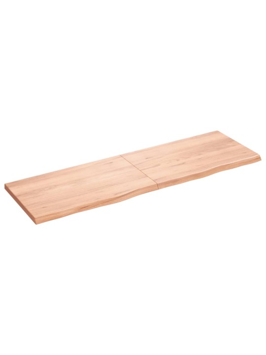 Koupelnová deska hnědá 160x50x(2-4) cm ošetřený masivní dřevo