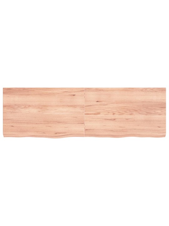 Koupelnová deska hnědá 160x50x(2-6) cm ošetřený masivní dřevo