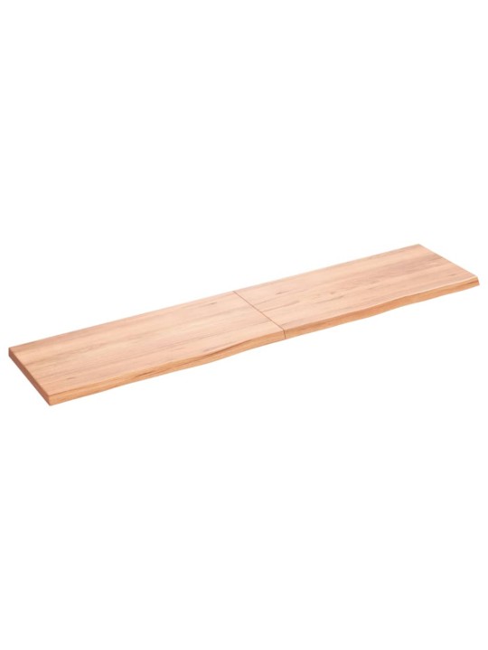 Koupelnová deska hnědá 180x40x(2-4) cm ošetřený masivní dřevo