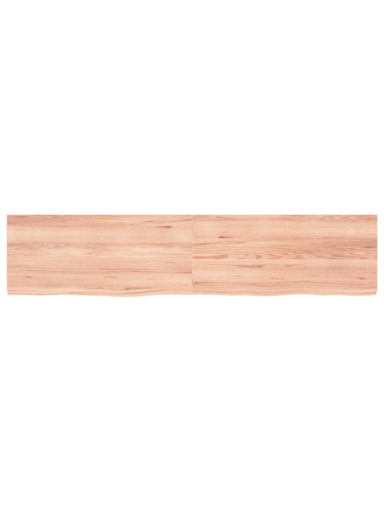 Koupelnová deska hnědá 180x40x(2-4) cm ošetřený masivní dřevo