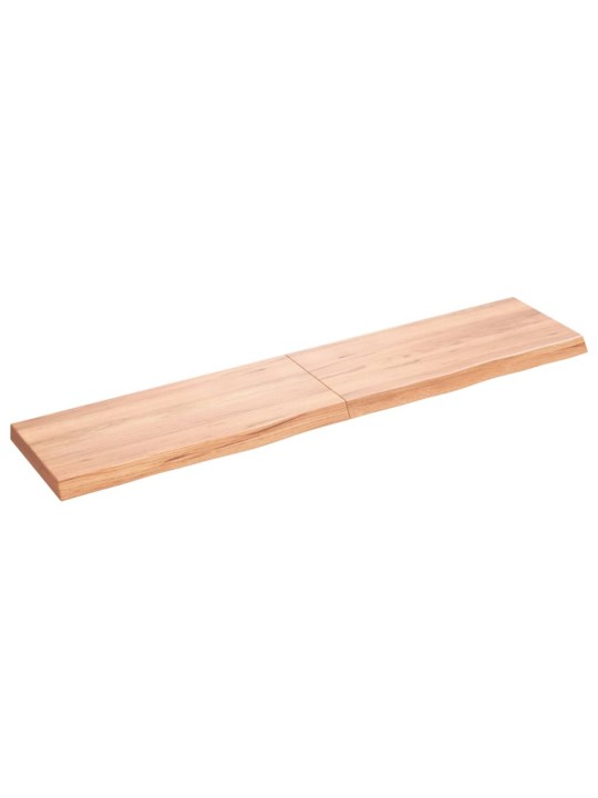 Koupelnová deska hnědá 180x40x(2-6) cm ošetřený masivní dřevo
