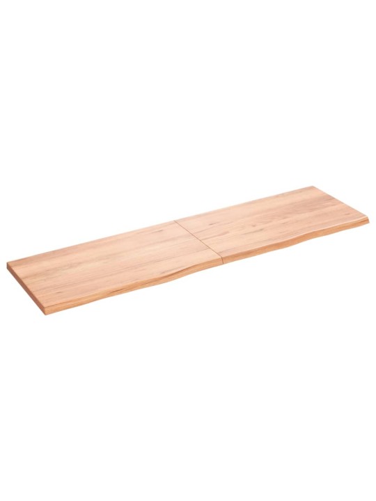 Koupelnová deska hnědá 180x50x(2-4) cm ošetřený masivní dřevo