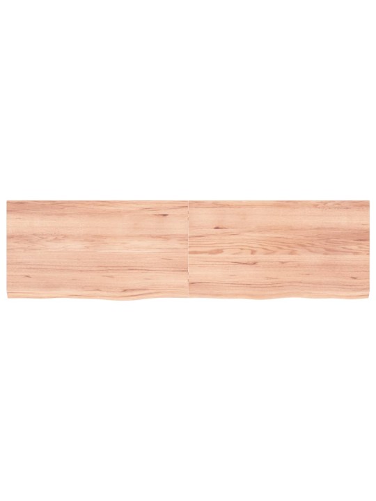 Koupelnová deska hnědá 180x50x(2-4) cm ošetřený masivní dřevo
