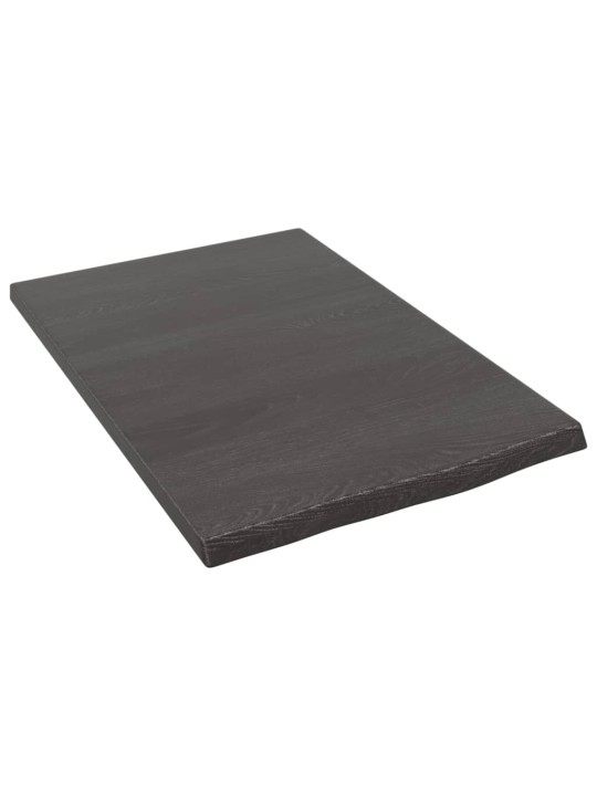 Koupelnová deska tmavě hnědá 40x60x2 cm ošetřený masiv