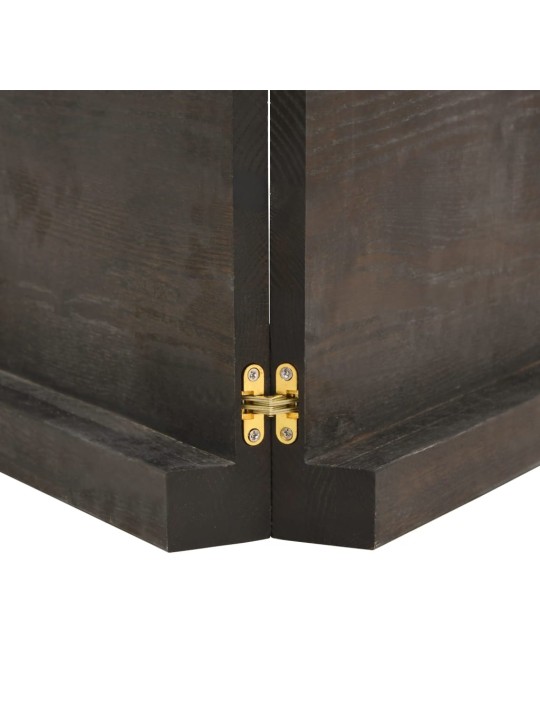 Koupelnová deska tmavě hnědá 180x50x(2-6) cm ošetřený masiv