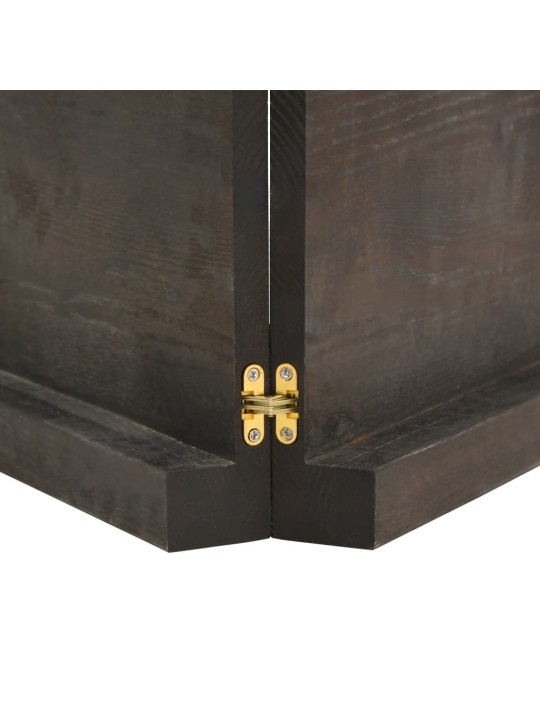 Koupelnová deska tmavě hnědá 180x60x(2-6) cm ošetřený masiv