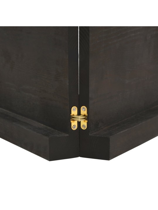 Koupelnová deska tmavě hnědá 220x50x(2-6) cm ošetřený masiv