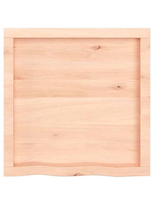 Stolní deska 60x60x(2-4) cm neošetřený masivní dubové dřevo