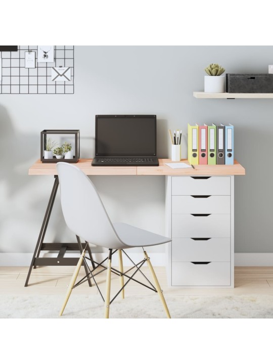 Stolní deska 120x60x(2-4) cm neošetřený masivní dubové dřevo
