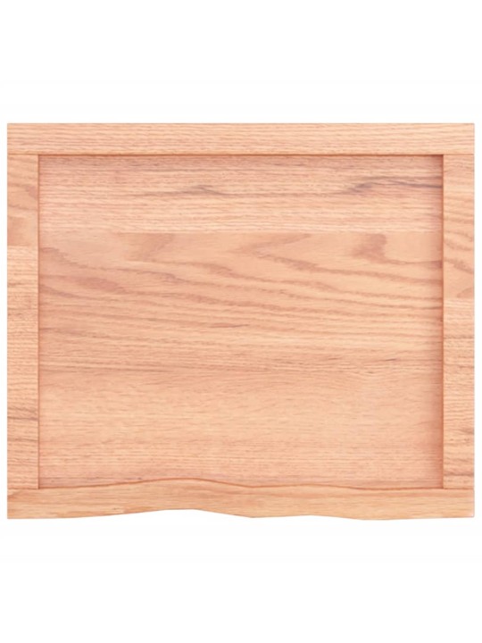 Stolní deska světle hnědá 60x50x(2-6)cm ošetřený masivní dub