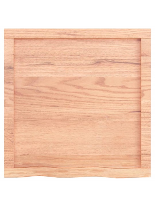 Stolní deska světle hnědá 60x60x(2-6)cm ošetřený masivní dub