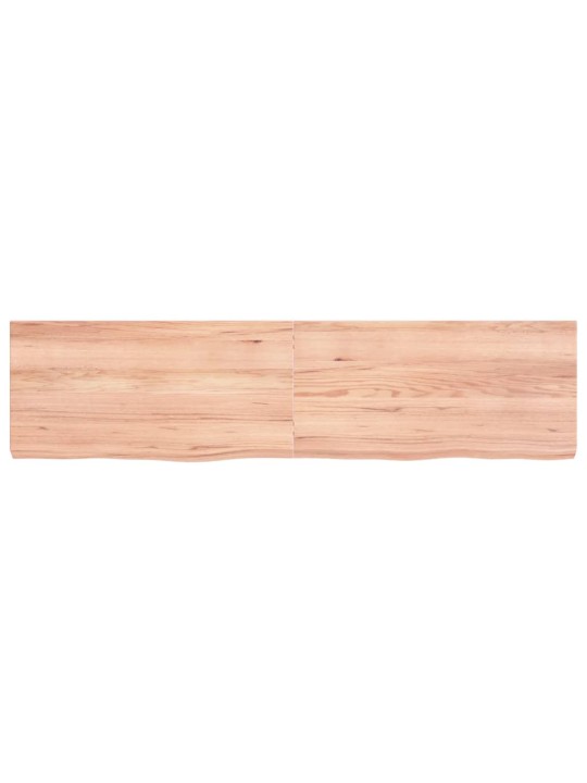 Stolní deska světle hnědá 160x40x(2-6)cm ošetřený masivní dub