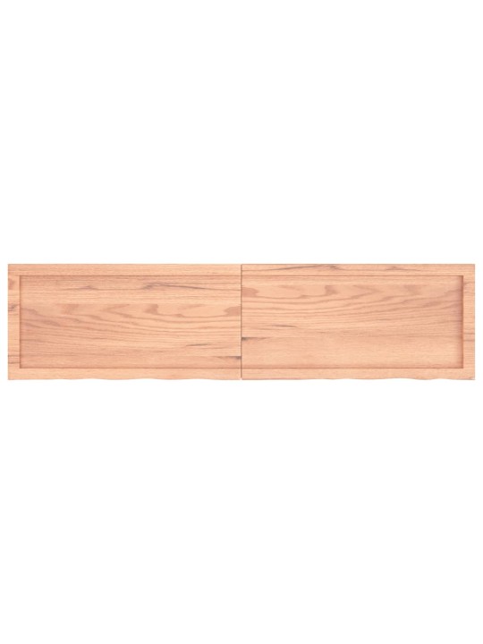 Stolní deska světle hnědá 160x40x(2-6)cm ošetřený masivní dub