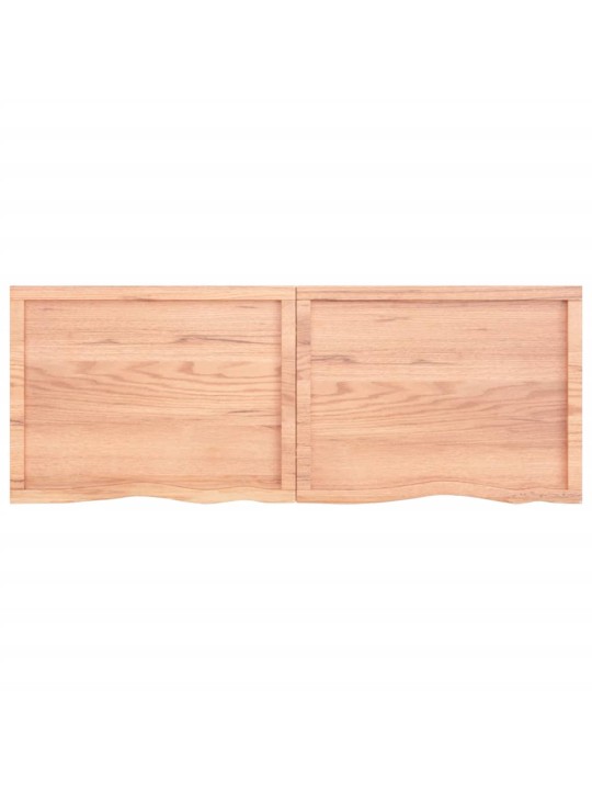 Stolní deska světle hnědá 160x60x(2-6)cm ošetřený masivní dub