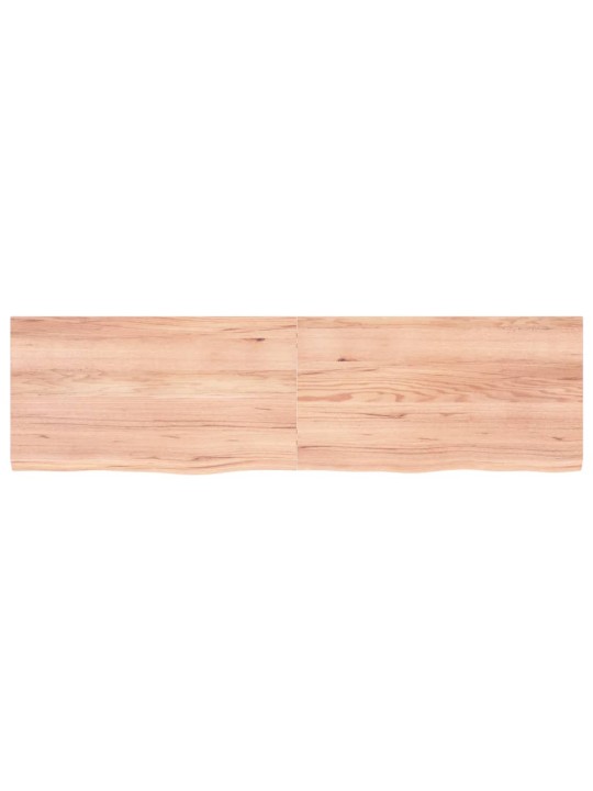 Stolní deska světle hnědá 180x50x(2-4)cm ošetřený masivní dub
