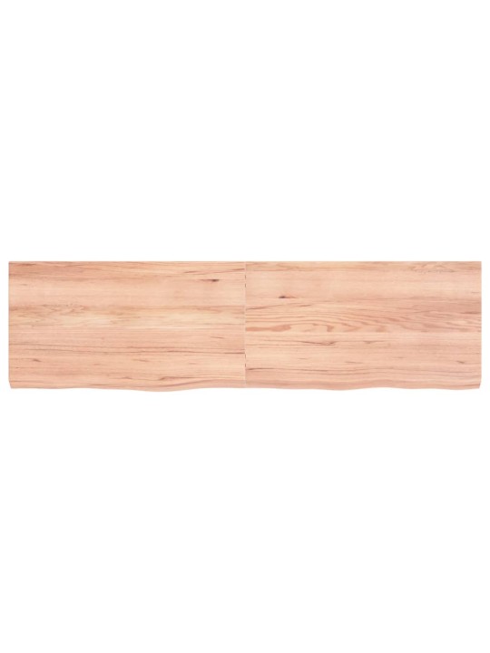 Stolní deska světle hnědá 180x50x(2-6)cm ošetřený masivní dub