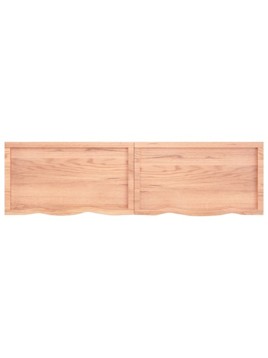 Stolní deska světle hnědá 180x50x(2-6)cm ošetřený masivní dub
