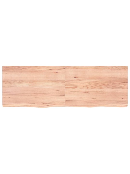 Stolní deska světle hnědá 180x60x(2-4)cm ošetřený masivní dub