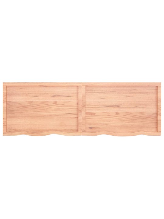 Stolní deska světle hnědá 180x60x(2-4)cm ošetřený masivní dub