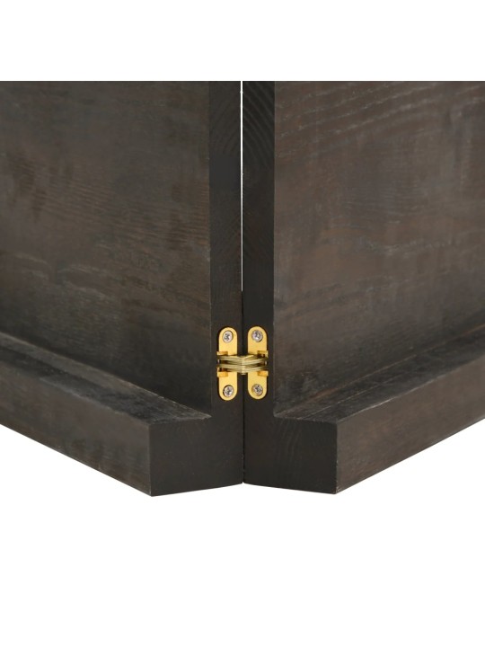 Stolní deska tmavě hnědá 120x50x(2-6)cm ošetřený masivní dub
