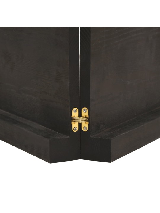 Stolní deska tmavě hnědá 200x50x(2-6)cm ošetřený masivní dub