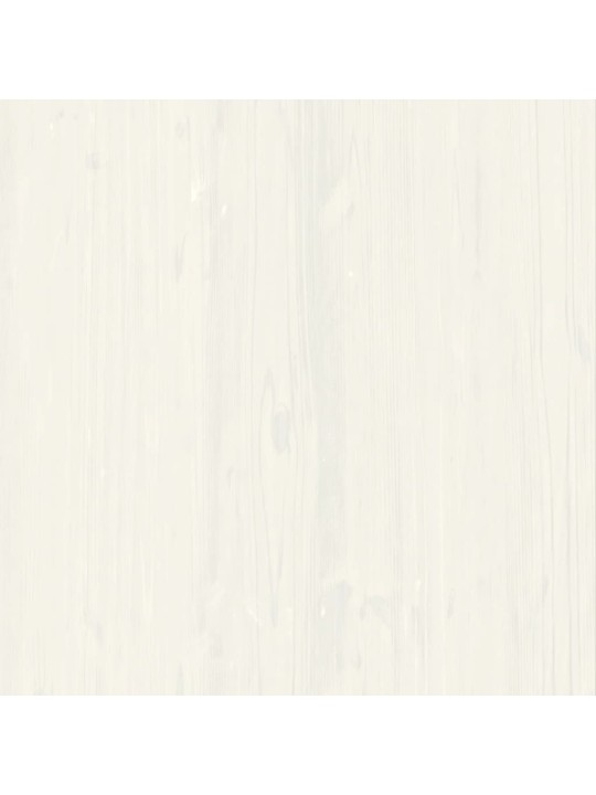Komoda VIGO bílá 80 x 40 x 76 cm masivní borové dřevo
