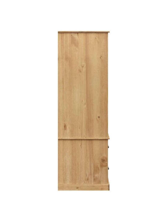 Šatní skříň vigo 90 x 55 x 170 cm masivní borové dřevo