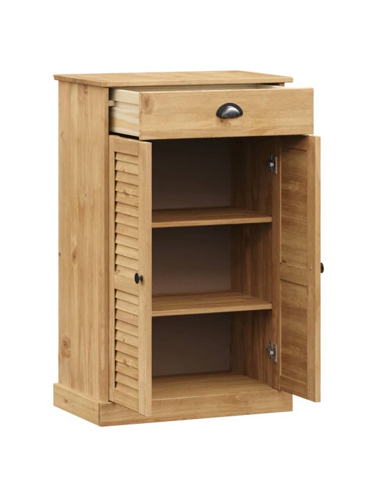 Botník vigo 60 x 35 x 96 cm masivní borové dřevo
