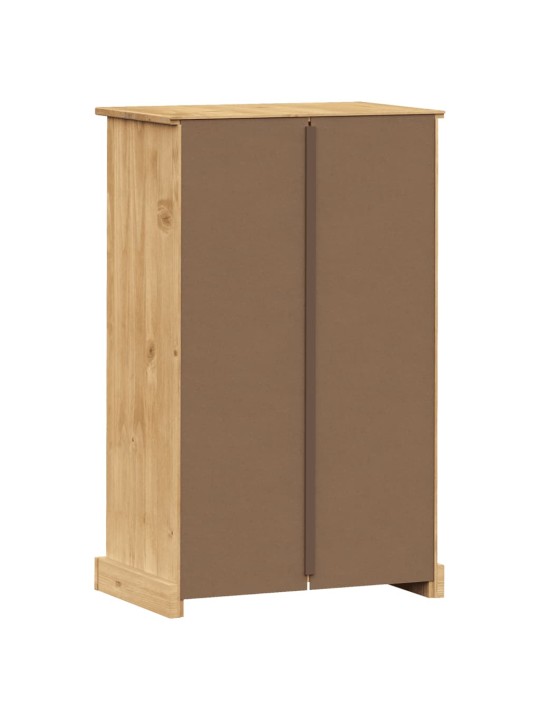Botník vigo 60 x 35 x 96 cm masivní borové dřevo