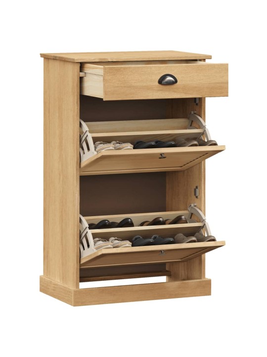 Botník VIGO 60 x 35 x 96 cm masivní borové dřevo