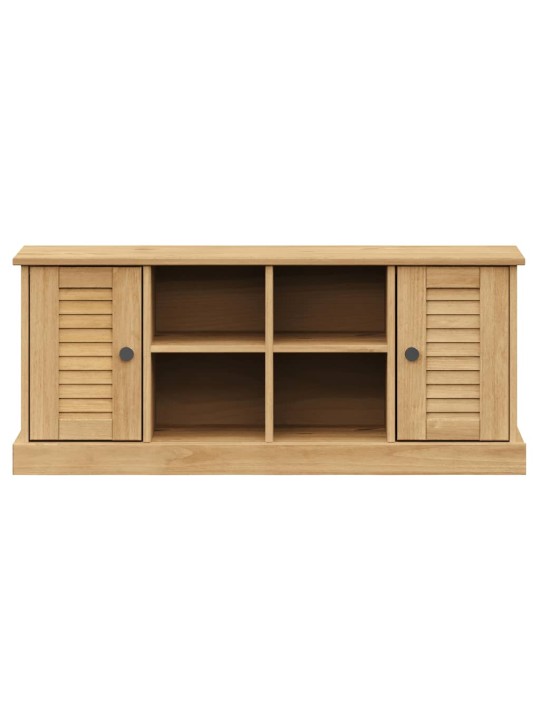 Lavice s botníkem vigo 106 x 35 x 45 cm masivní borové dřevo