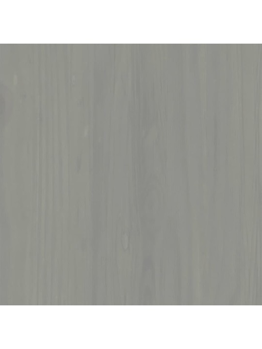 Lavice s botníkem VIGO šedá 106x35x45 cm masivní borové dřevo
