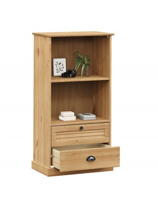Knihovna VIGO 60 x 35 x 114,5 cm masivní borové dřevo