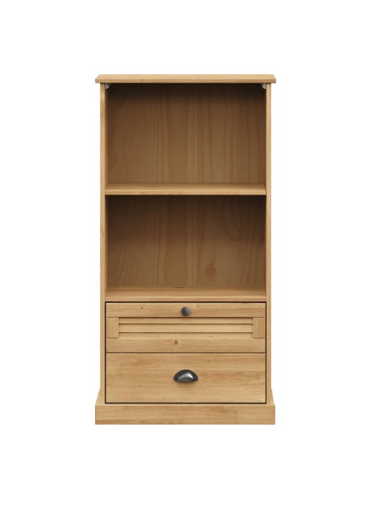 Knihovna VIGO 60 x 35 x 114,5 cm masivní borové dřevo