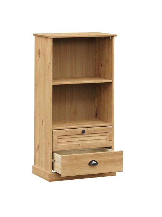 Knihovna VIGO 60 x 35 x 114,5 cm masivní borové dřevo