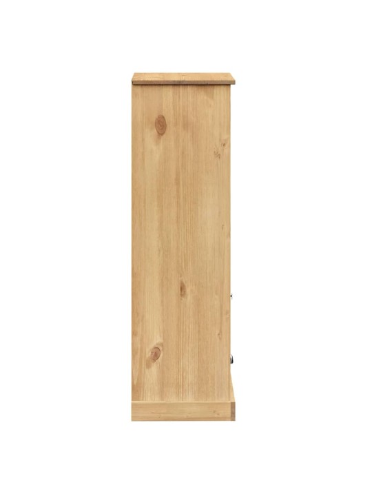 Knihovna VIGO 60 x 35 x 114,5 cm masivní borové dřevo