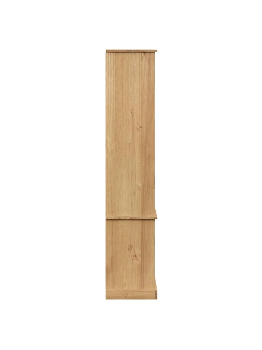 Prosklená vitrína VIGO 85 x 35 x 170 cm masivní borové dřevo